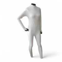 Macacão Anselmi Off White Canelado-U