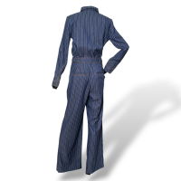 Macacão NK Store Jeans Listras-38