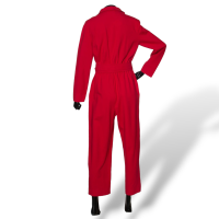 Macacão Paula Raia Vermelho com Cinto-38