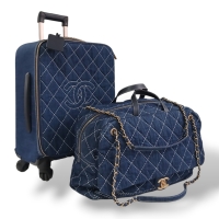 Bolsa Chanel Large Express Bowling + Mala Chanel Coco Case Trolley Jeans
