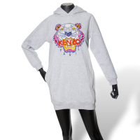 Moletom Kenzo Cinza Estampa Tigre Infantil - 14 