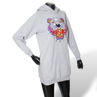 Moletom Kenzo Cinza Estampa Tigre Infantil - 14 