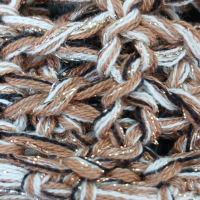 Casaco NK Store Marrom e Dourado - U