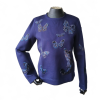 Moletom Valentino Marinho Borboleta -P