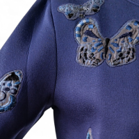 Moletom Valentino Marinho Borboleta -P