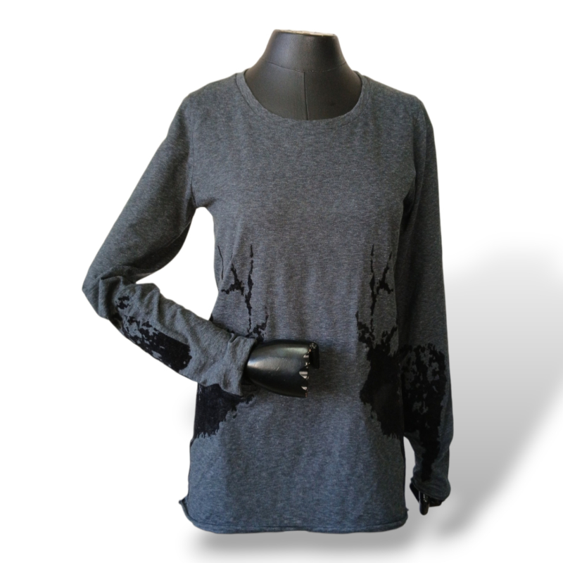 Camiseta Talie NK Tecido Cinza - G 