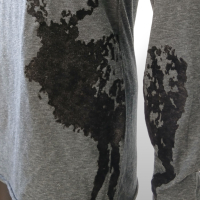 Camiseta Talie NK Tecido Cinza - G Camiseta Talie NK Tecido Cinza - G