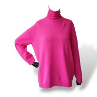 Malha Valentino Cashmere Pink Gola Alta-P