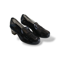 Mocassim Chanel Transparência Preto - 38