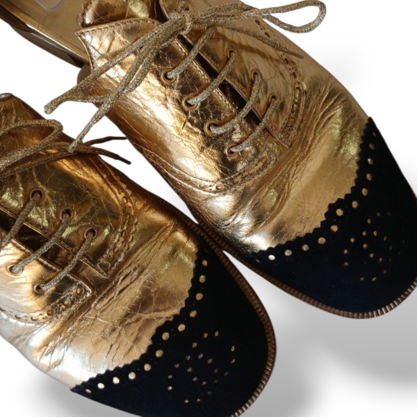 Mocassim Chanel Oxford Bicolor - 37 