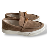 Mocassim Hermès Game Etoupe-37