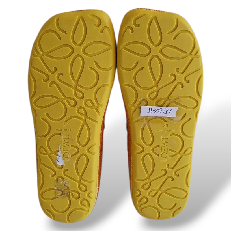 Espadrille Loewe Suede Raffia-37