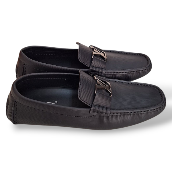 Mocassim Louis Vuitton Monte Carlo Epi Preto - 42