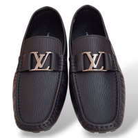 Mocassim Louis Vuitton Monte Carlo Epi Preto - 42