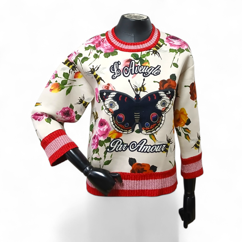 Moletom Gucci Estampado Borboletas-PP