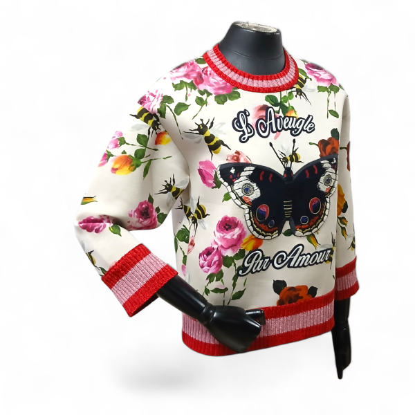Moletom Gucci Estampado Borboletas-PP