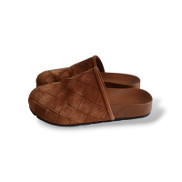 Mule Bottega Veneta Reggie Suede Caramelo - 38