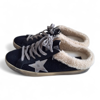 Mule Golden Goose Super-Star Glitter Preto - 37/38 