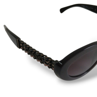 Óculos Chanel Acetato Preto Óculos Chanel Acetato Preto