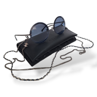 Óculos Chanel Azul Detalhe Corrente C108-S