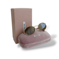 Óculos Miu Miu SMU52Y Dourado Óculos Miu Miu SMU52Y Dourado