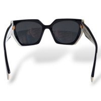 Óculos Prada SPR 15W Preto com Branco