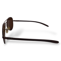 Óculos Ray Ban Aviador Espelhado Marrom RB8307-014N