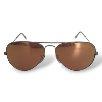 Óculos Ray Ban Aviador Argola Metal Rosê RB3025