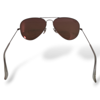 Óculos Ray Ban Aviador Argola Metal Rosê RB3025