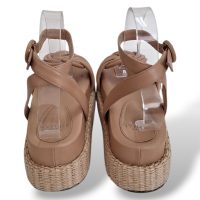 Papete Alexandre Birman Couro Bege-34
