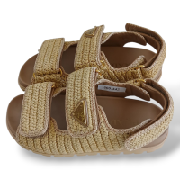 Papete Prada Ráfia Bege - 35