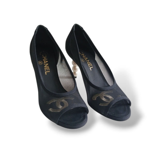 Peep Toe Chanel Preto - 34