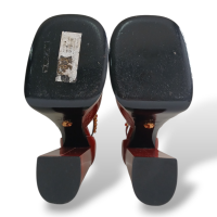 Plataforma Versace Vinho - 36 