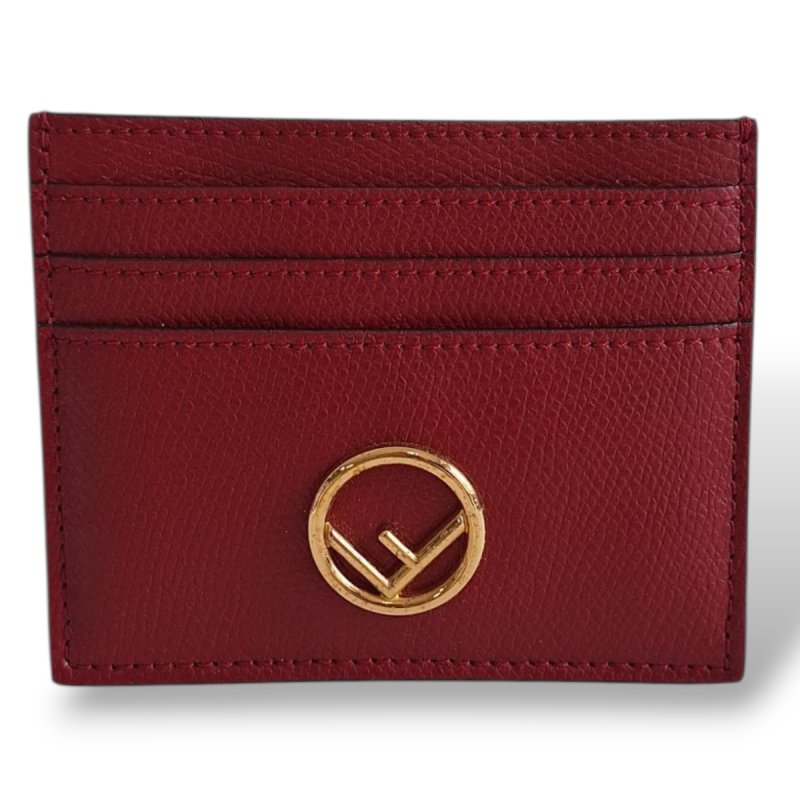 Porta Cartões Fendi Vermelho
