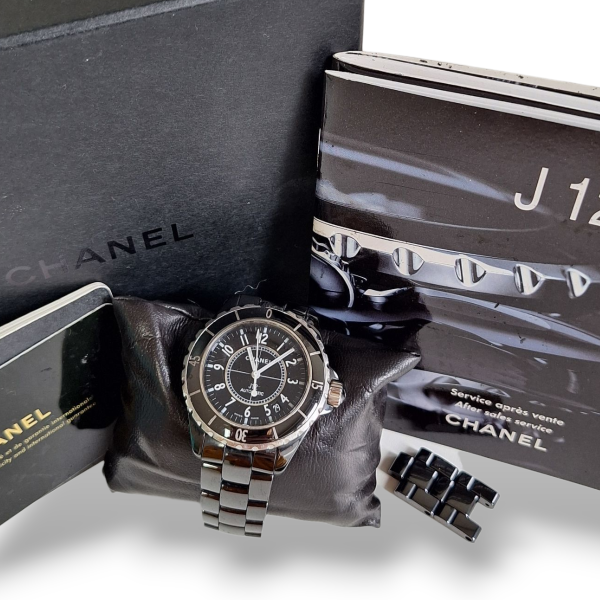 Relógio Chanel J12 38mm Preto
