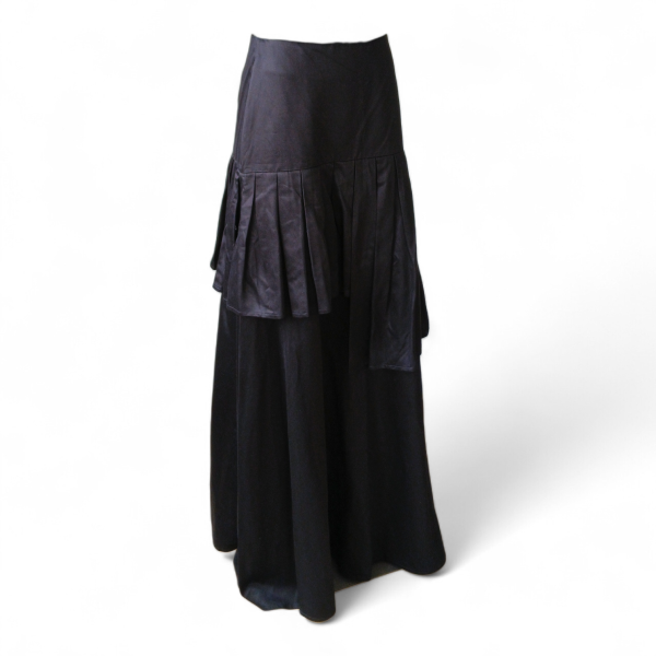 Saia Adriana Degreas Babados Preta - G 