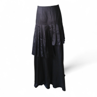 Saia Adriana Degreas Babados Preta - G 