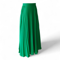 Saia Adriana Degreas Plissada Verde - M 