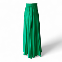 Saia Adriana Degreas Plissada Verde - M 