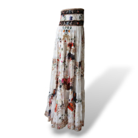 Saia Camilla Seda Estampada - G Saia Camilla Seda Estampada - G