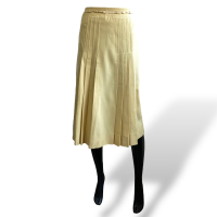 Saia Celine Midi Lã Amarela - 40