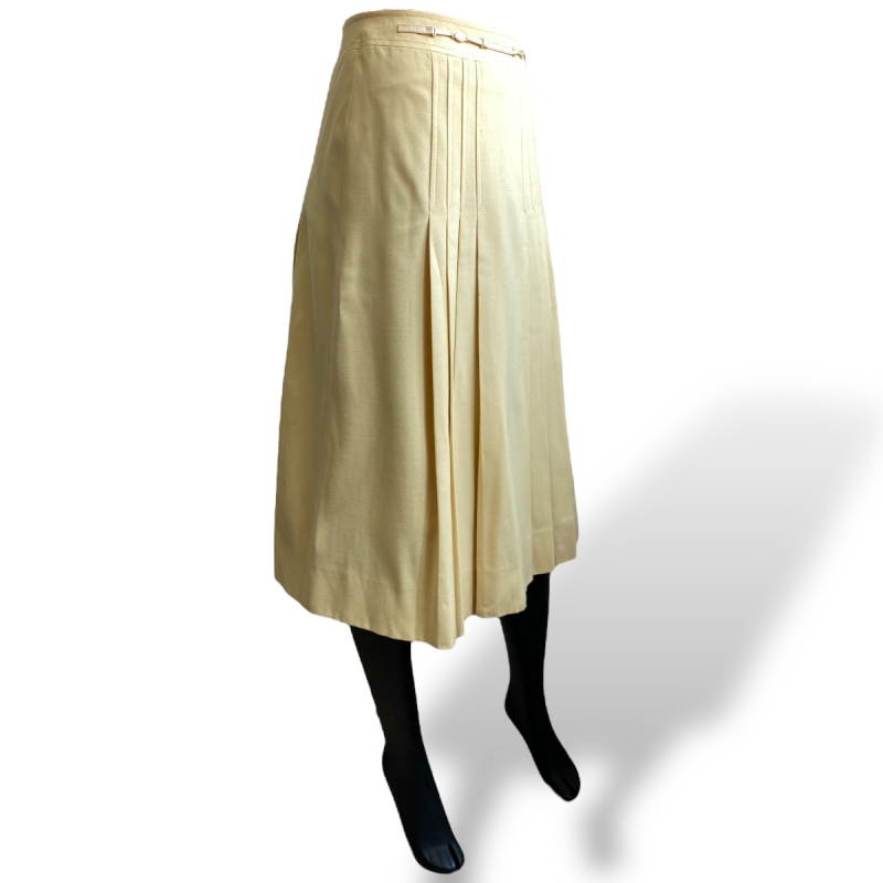 Saia Celine Midi Lã Amarela - 40 Saia Celine Midi Lã Amarela - 40
