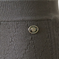 Saia Chanel Tricot Preta-38