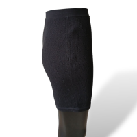 Saia Chanel Tricot Preta-38