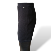 Saia Chanel Tricot Preta-38