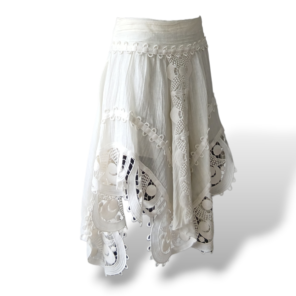 Saia Chloé Linho Cru - 34