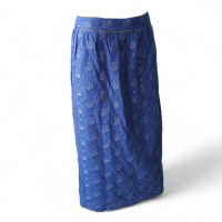 Saia Cris Barros Bordada Azul - 38 