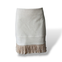 Mini Saia Cris Barros Off White - 40 Mini Saia Cris Barros Off White - 40