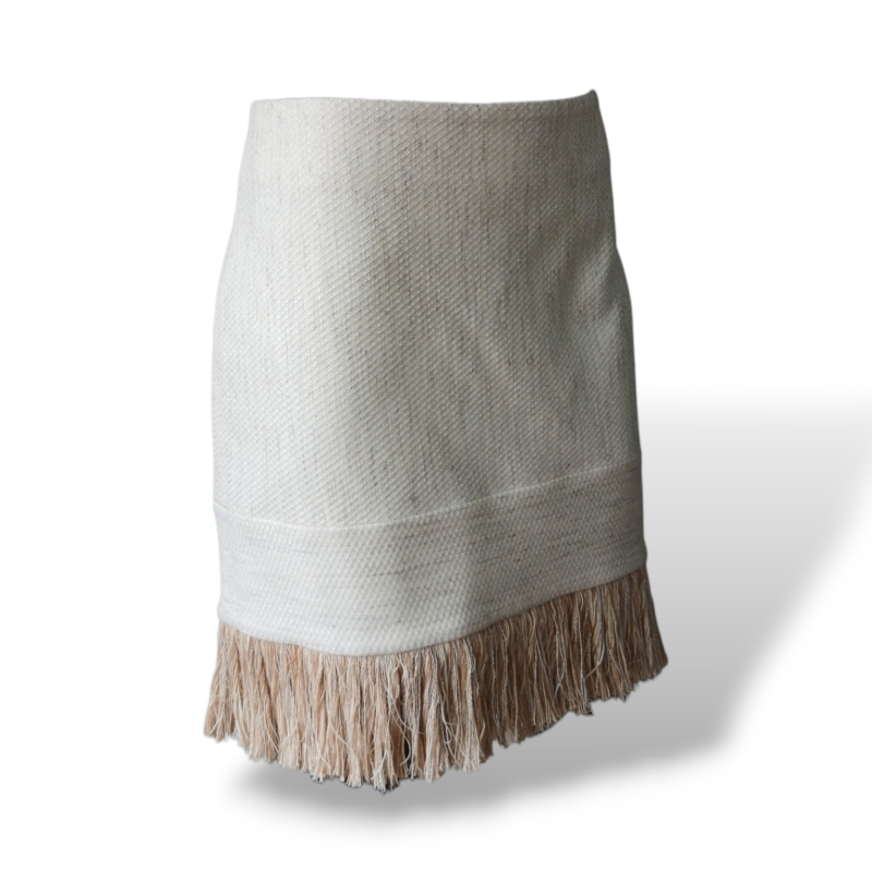 Mini Saia Cris Barros Off White - 40