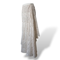 Saia Cris Barros Renda Off White - 38 